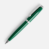 Ручка шариковая Letra Chrome, глянцевая, темно-зеленая