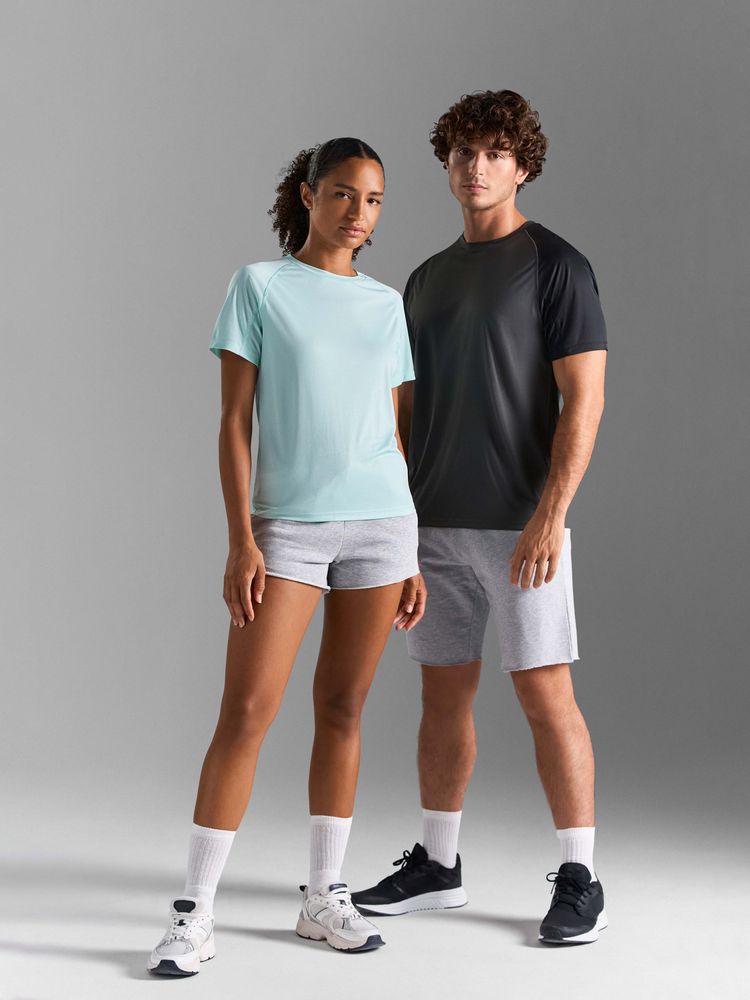 Футболка спортивная унисекс Vortex, черная