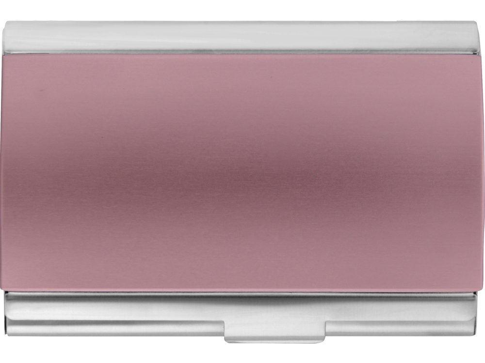 Визитница Смит, розовый/серебристый