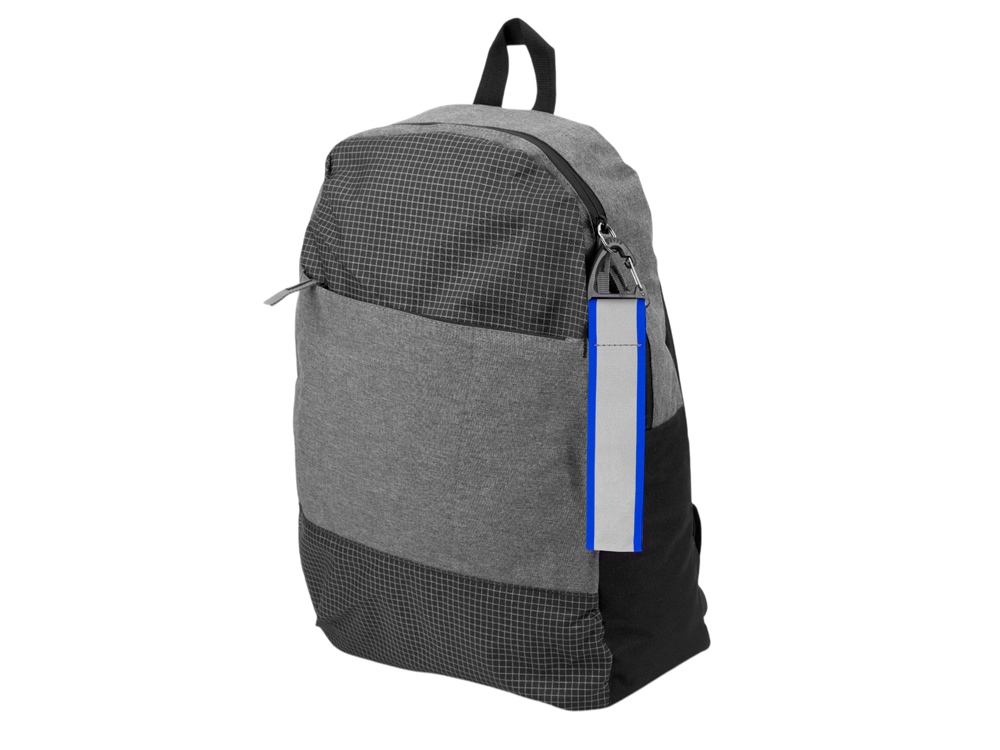 Светоотражающий брелок Reflector, серебристый/синий