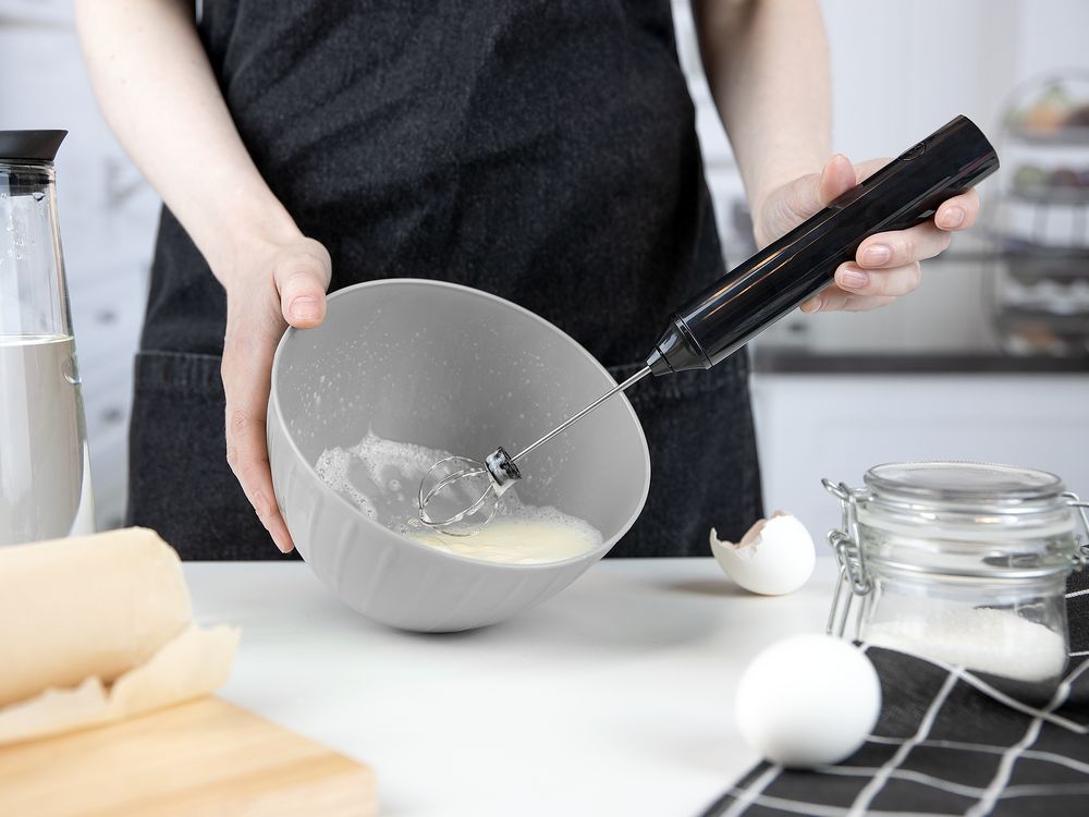 Беспроводной вспениватель молока Cuptavia, черный