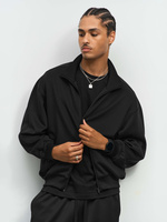 Куртка спортивная Junior, черная, размер XXL