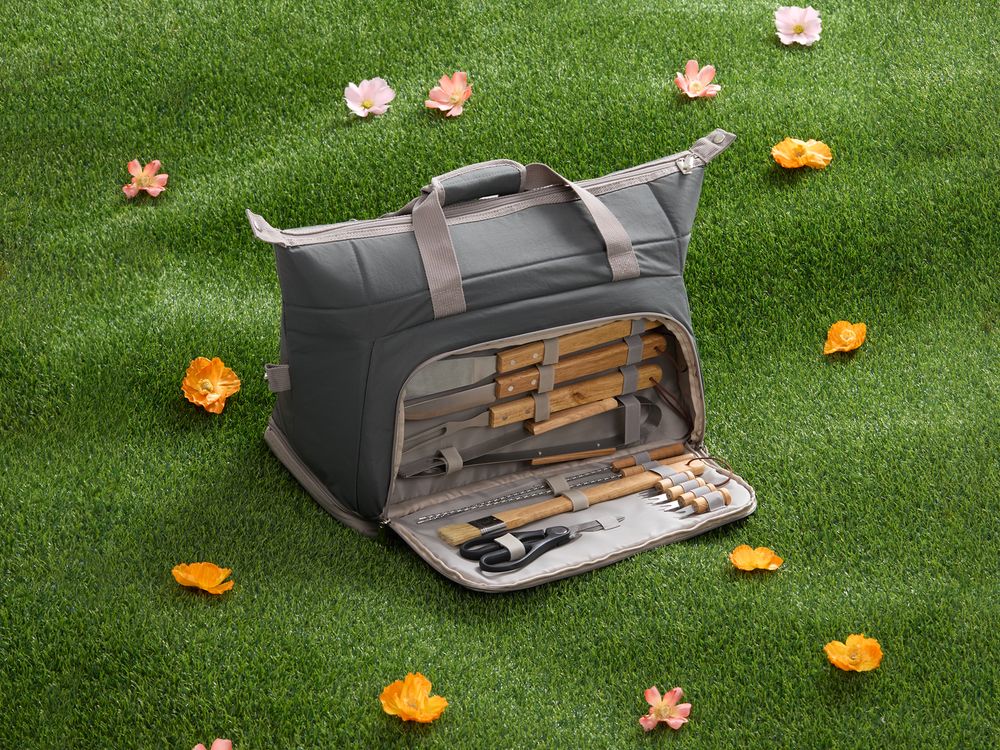 Набор для барбекю Grillmoor, темно-серый (графит)