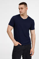 Футболка унисекс Senti, темно-синяя, размер 4XL