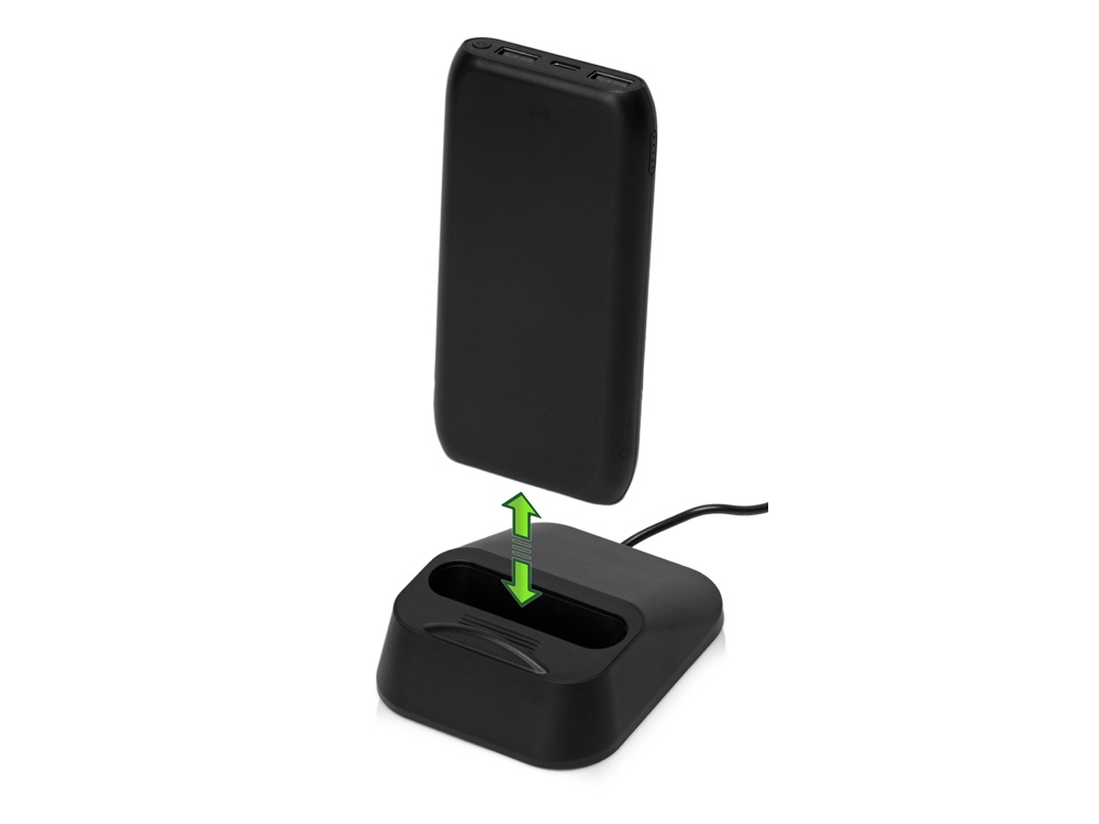 Беспроводное портативное зарядное устройство с зарядной станцией UnIQ, 10000 mAh