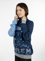 Свитер на заказ Tricksy Net Reglan, полушерсть, размер XXL