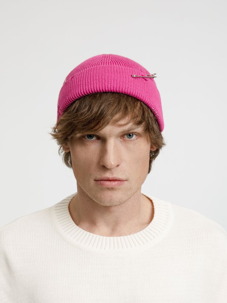 Шапка Pricker, розовая (малиновая)