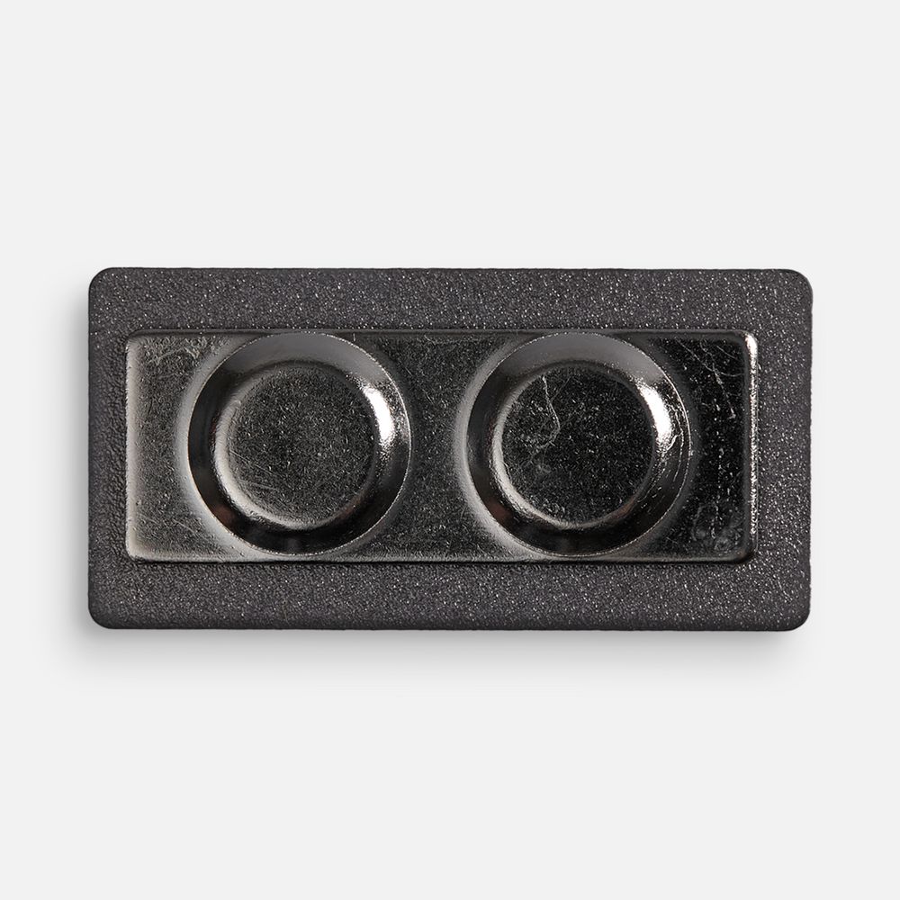 Значок Magnet Matto, серый металлик