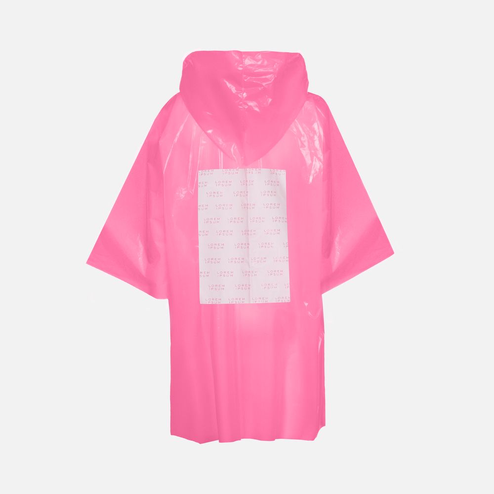 Дождевик-плащ CloudTime с печатью в один цвет на заказ