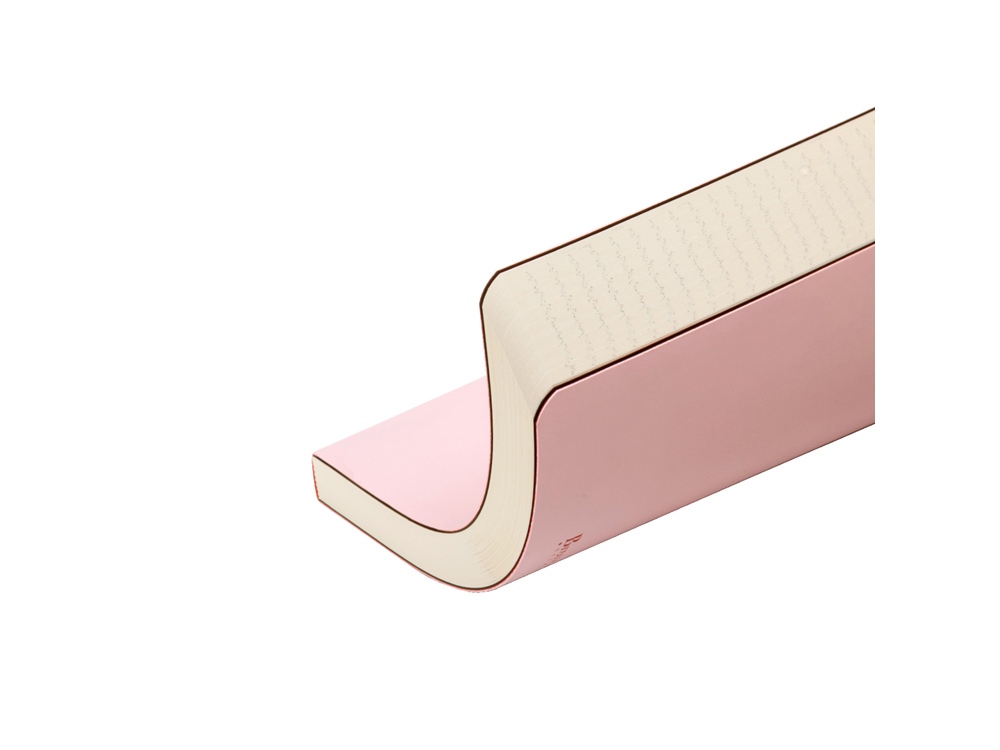 Ежедневник А5 недатированный Megapolis Velvet Flex, зефирный розовый