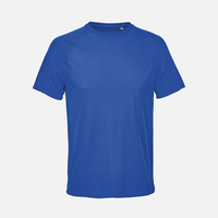 Футболка спортивная унисекс Vortex, ярко-синяя (roayl), размер XXL