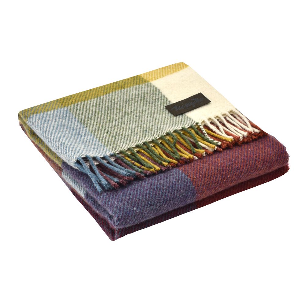 Плед Arequipa, красный с бежевым