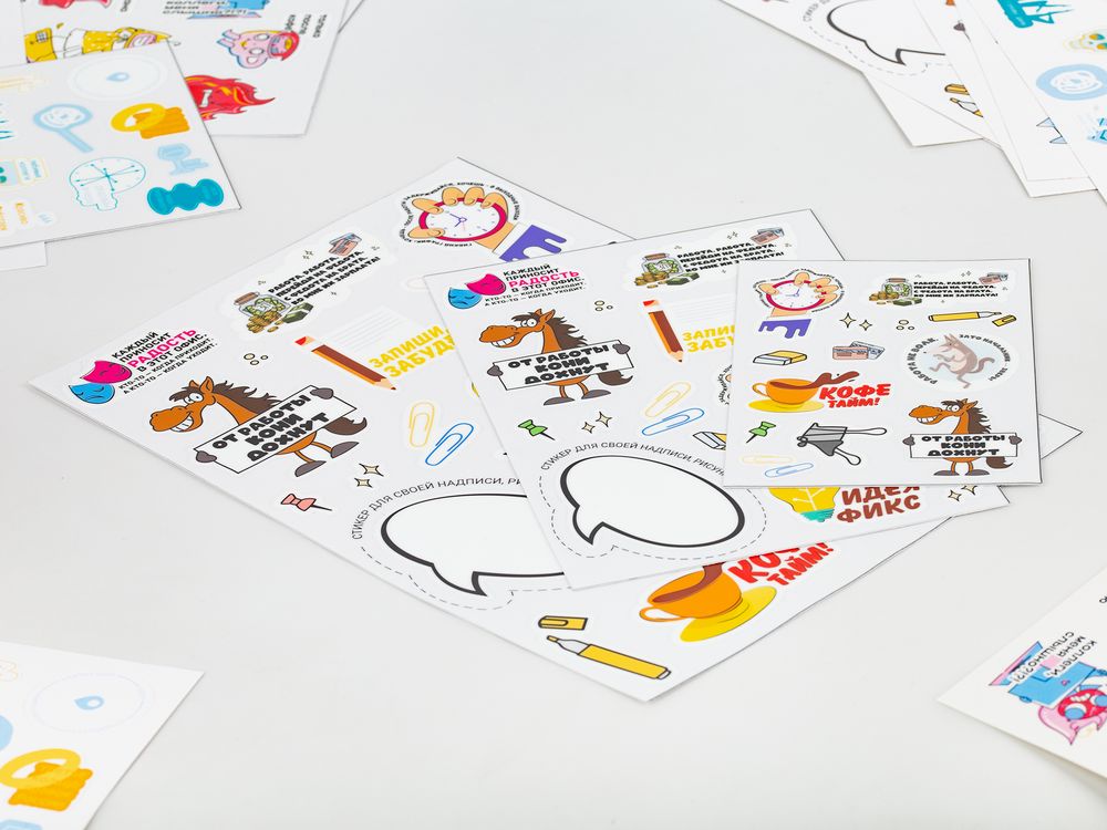 Наклейки UV-DTF Stiker Pack на заказ, L