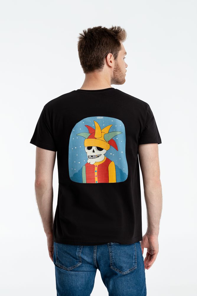 Футболка «Шут», черная