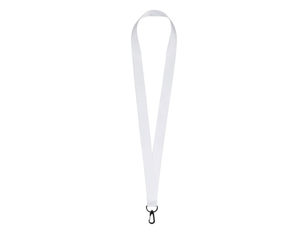 Ланъярд 2 см под сублимацию с трендовым карабином, черный