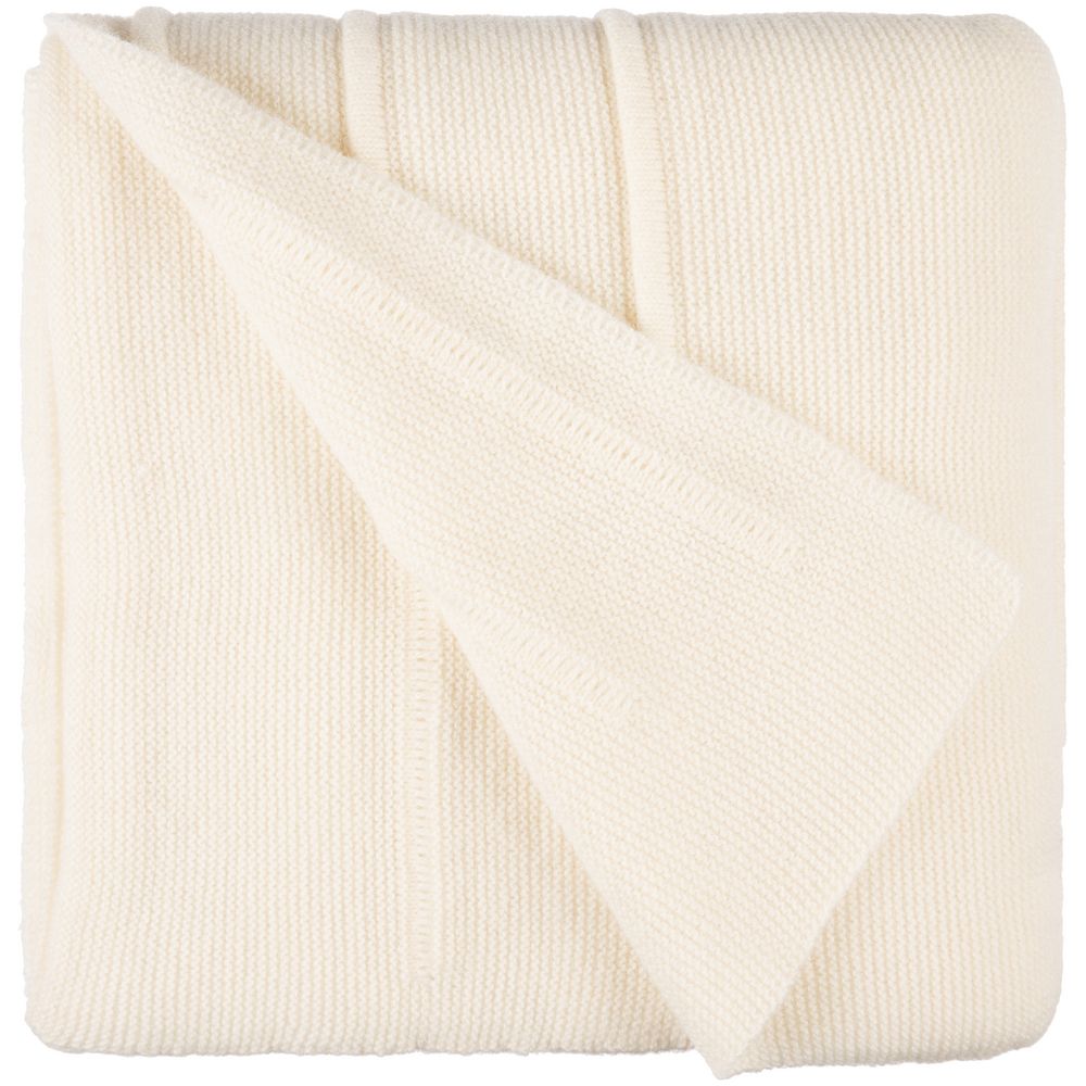 Плед Nessona Alpaca, белый (ванильный)