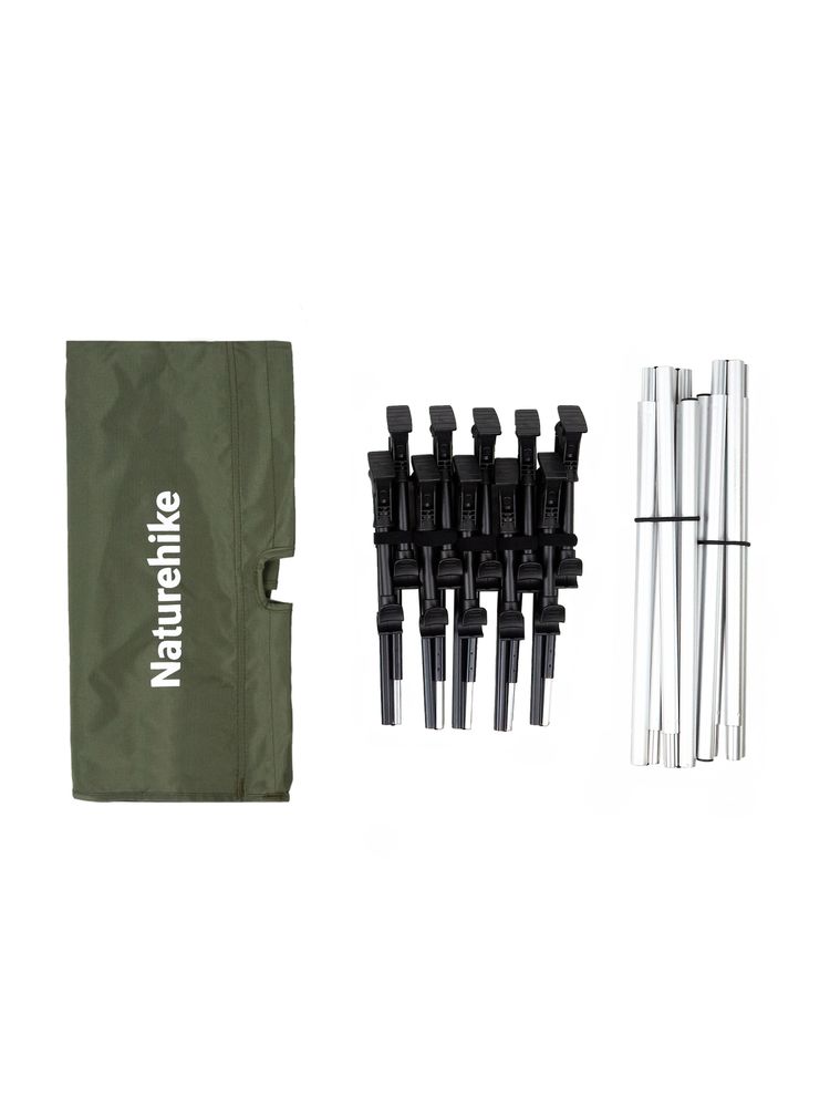 Раскладушка туристическая XJC05, зеленая