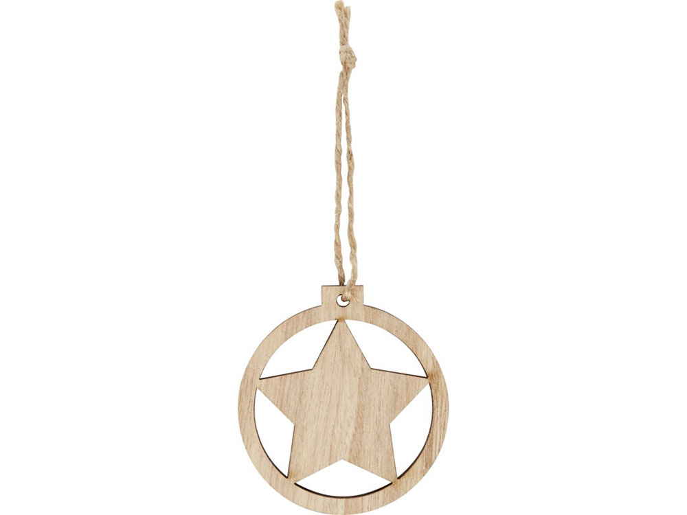Деревянная подвеска Natall в форме звезды