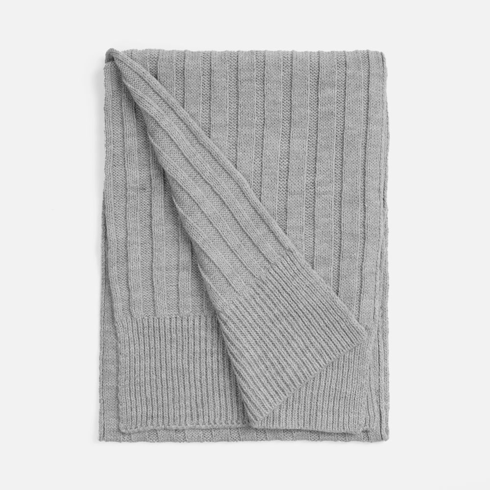 Шарф Bellish, светло-серый меланж