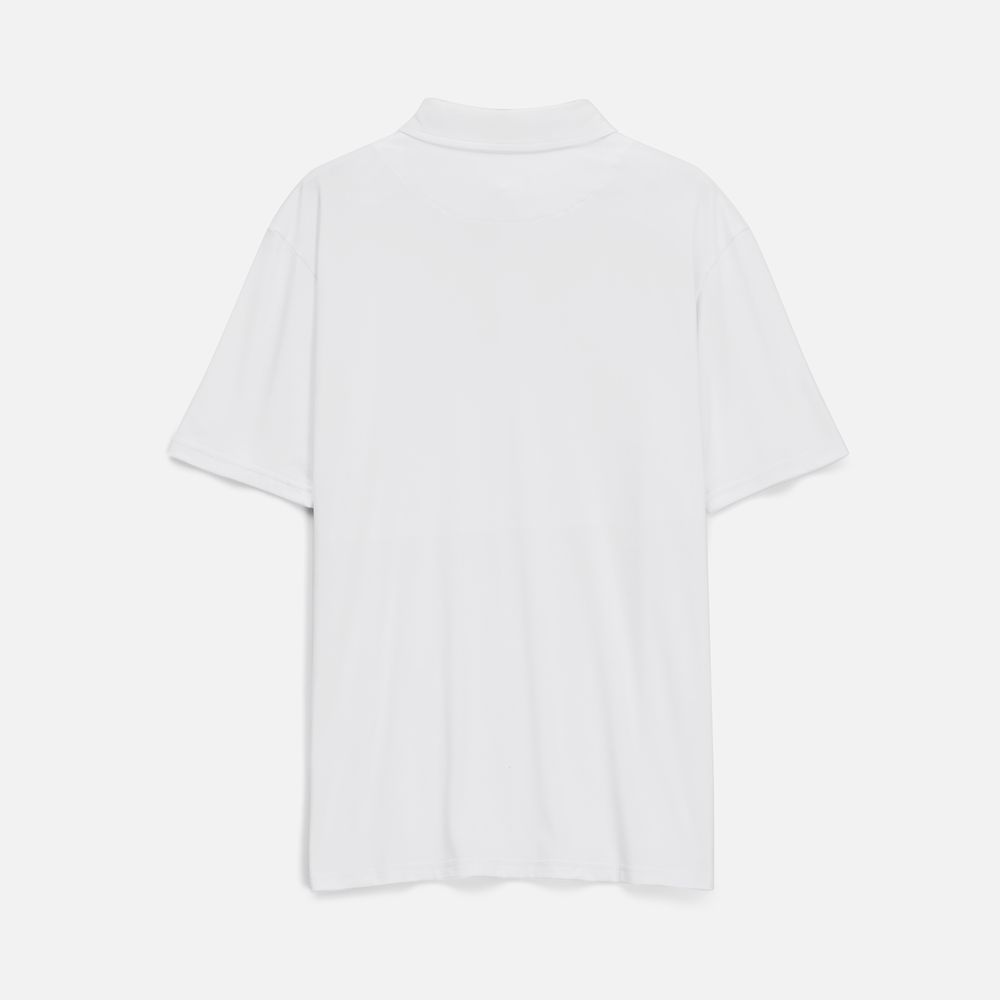 Рубашка поло унисекс Senti, белая