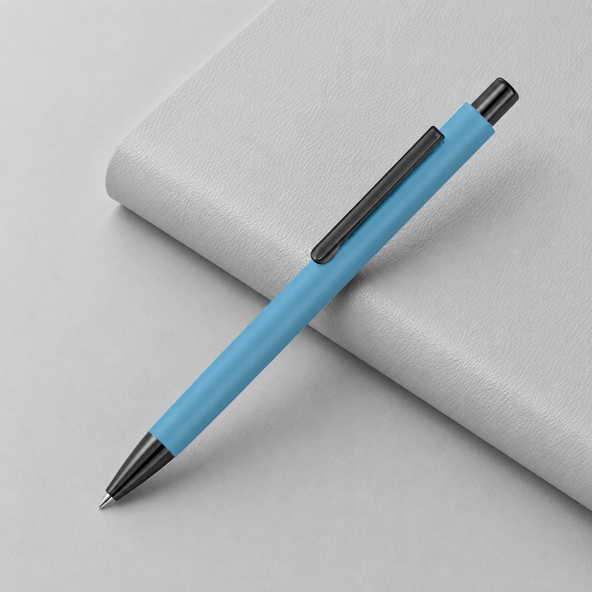 Металлическая шариковая ручка «Ellipse gum» soft touch с зеркальной гравировкой