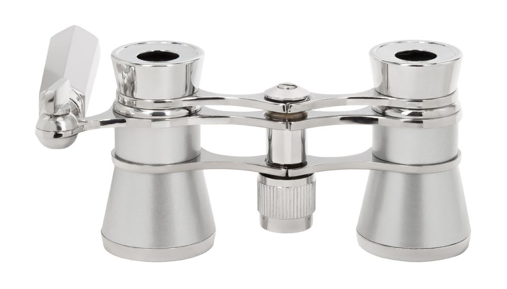 Театральный бинокль-лорнет Broadway 325E, серебристый