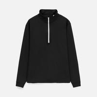 Свитшот на молнии из бифлекса Morfiss, черный, размер XL/XXL