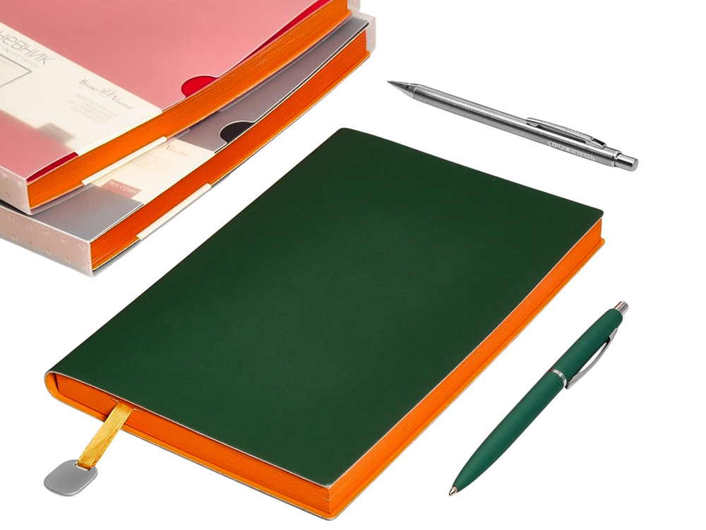 Ежедневник А5 недатированный Mercury, зеленый