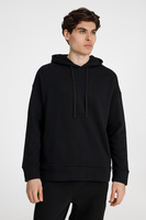 Худи унисекс H2, черное, размер XL/XXL