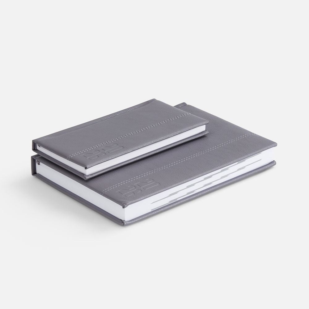 Еженедельник Baza, датированный, серый