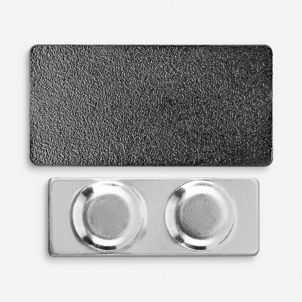 Значок Magnet Matto, серый металлик