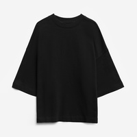 Футболка оверсайз Big boss, черная, размер 3XL/4XL