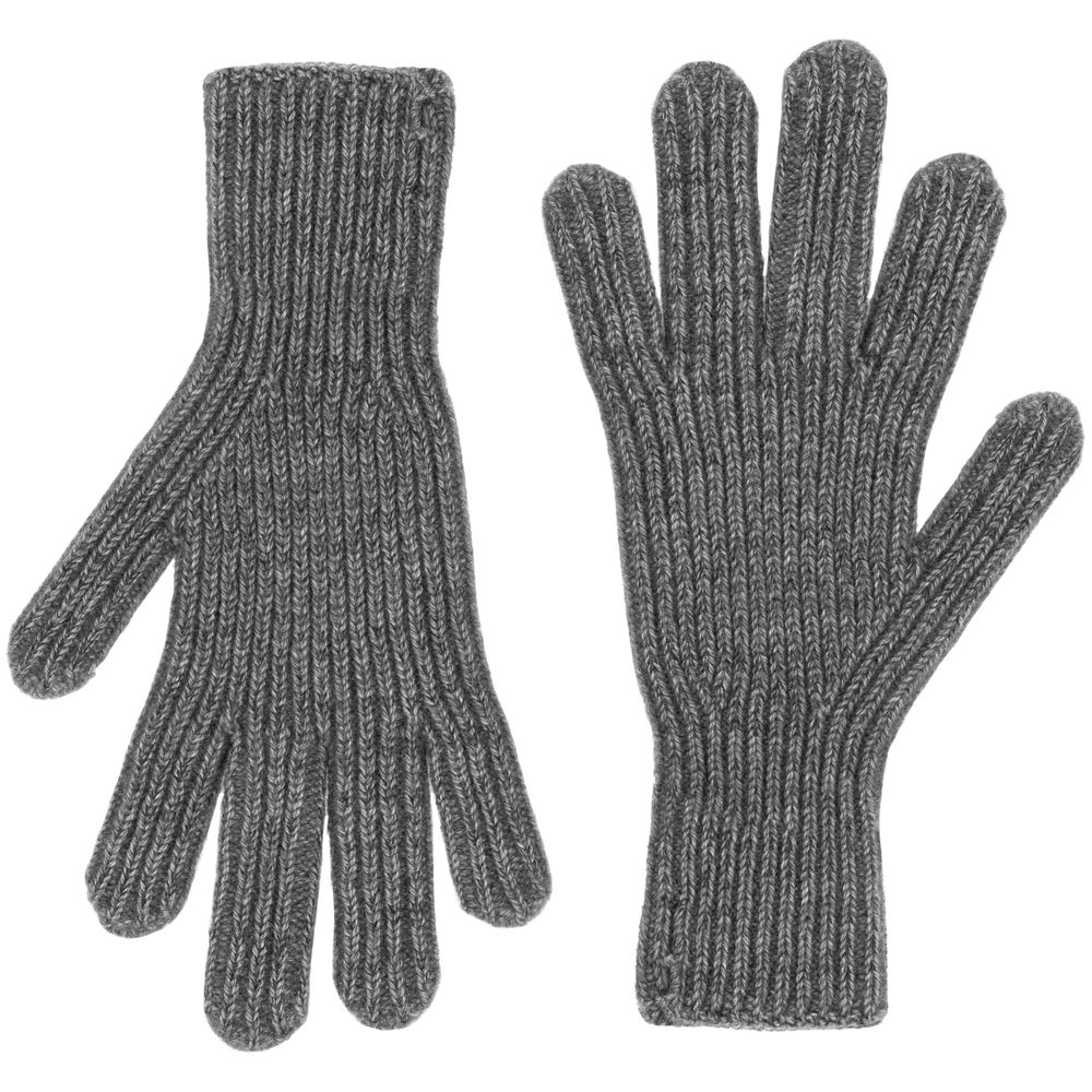 Перчатки Bernard, серый меланж