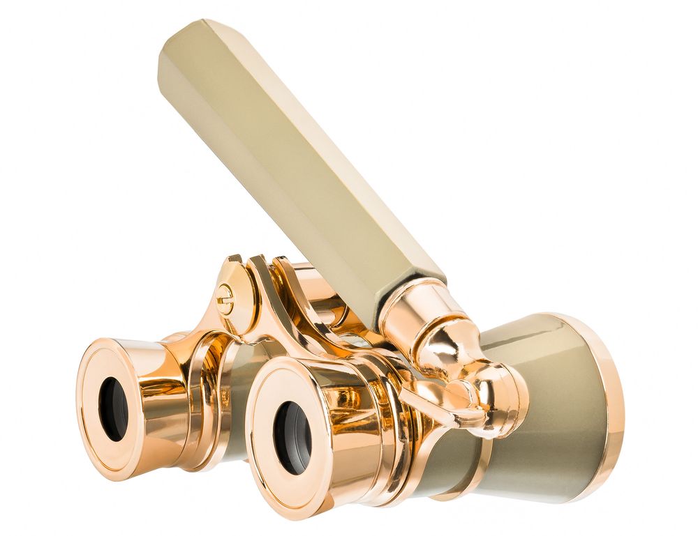 Театральный бинокль-лорнет Broadway 325E, золотистый