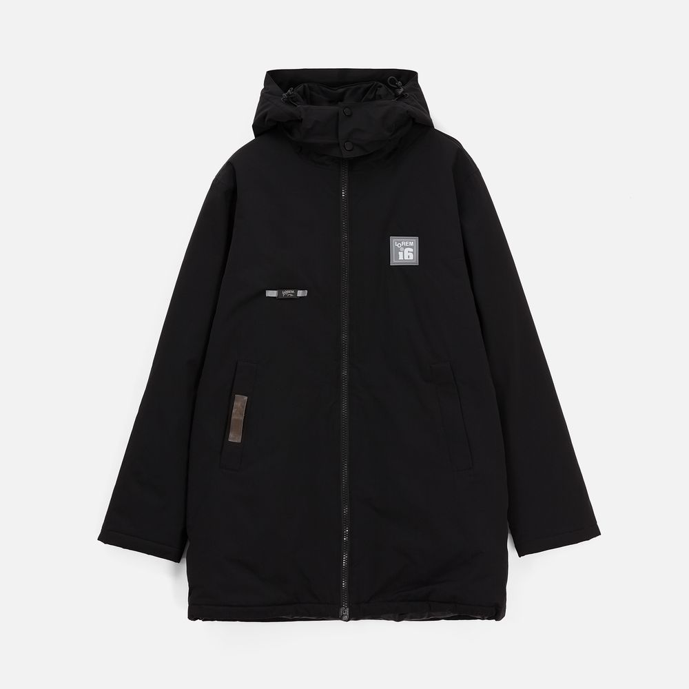 Куртка-парка унисекс Sfera, черная