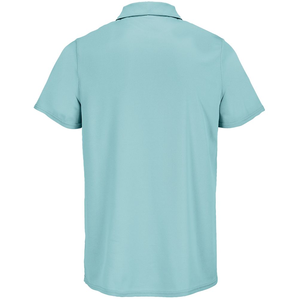 Рубашка поло унисекс Pitcher, голубая (морская волна)