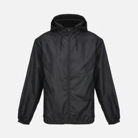 Ветровка унисекс Shield, черная, размер XXL