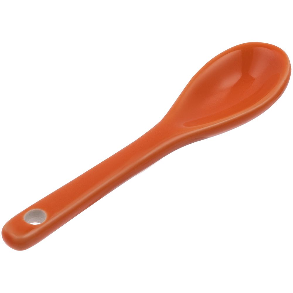 Кофейная кружка Pairy с ложкой, красная с оранжевой