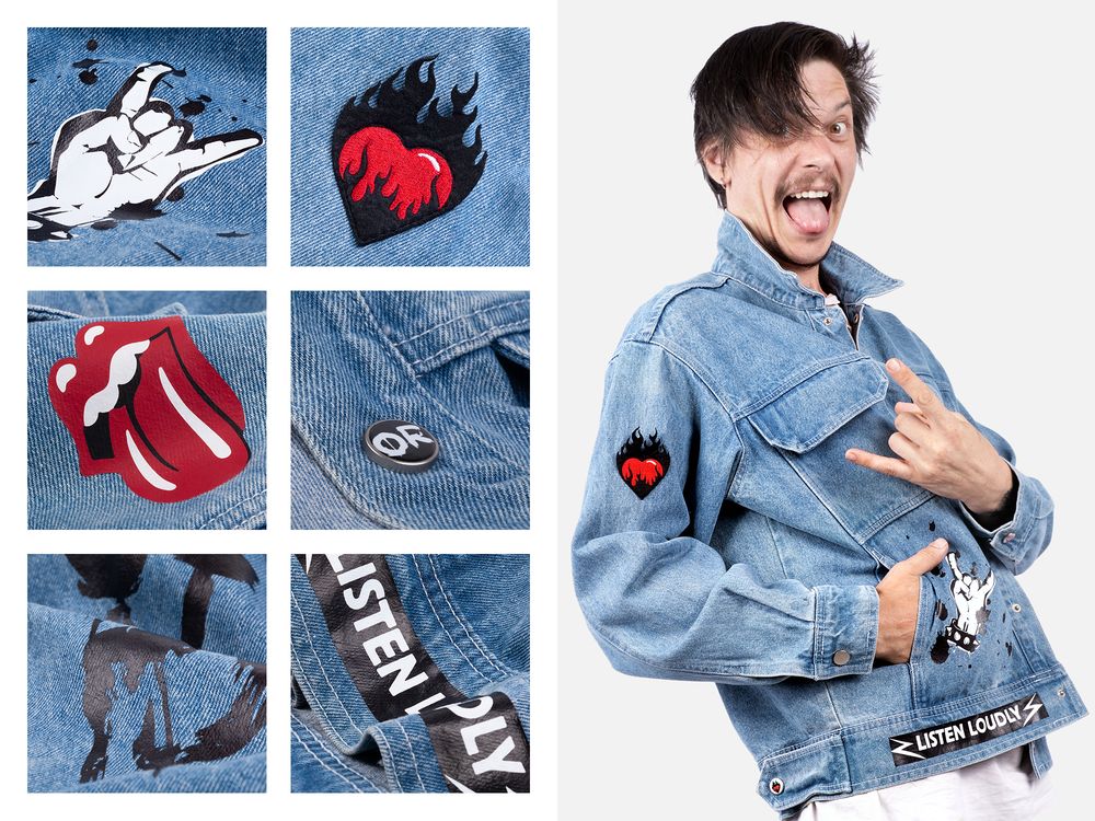 Куртка джинсовая O2, голубая