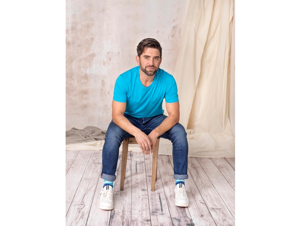 Футболка Azurite из натуральных материалов, мужская