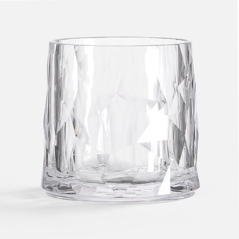 Стакан небьющийся Sate Crystal, вращающийся, прозрачный