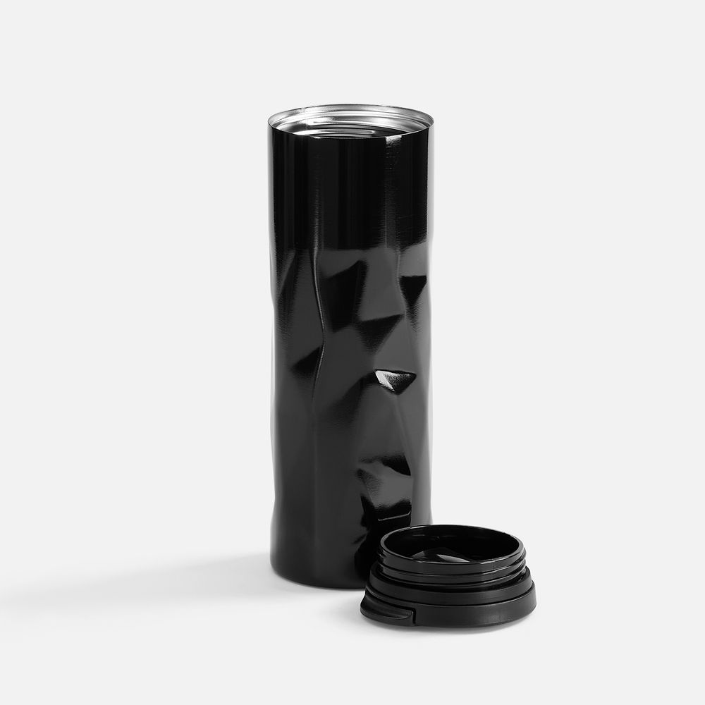 Термостакан Gems Black Morion, черный морион