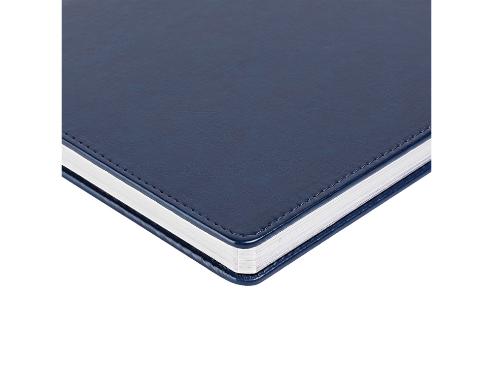 Ежедневник недатированный А4 Sidney Nebraska, синий (серебряный обрез)