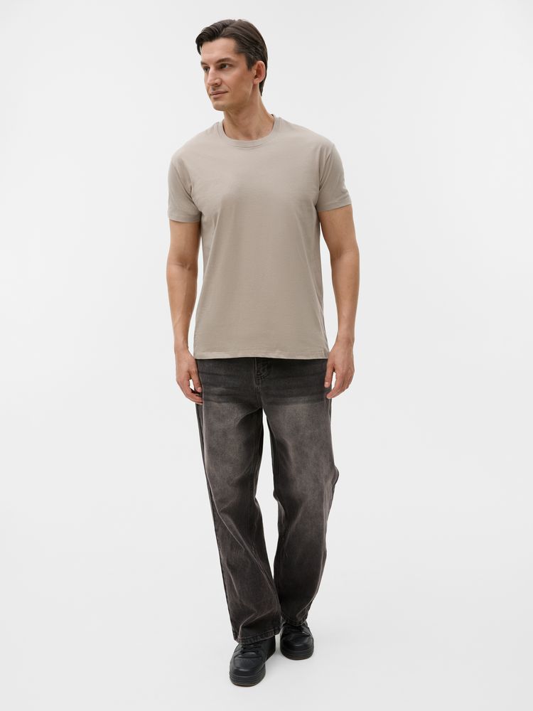 Футболка унисекс Regent 150, серо-бежевая