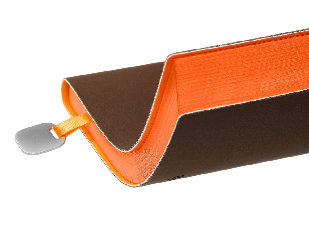 Ежедневник А5 недатированный Mercury, коричневый