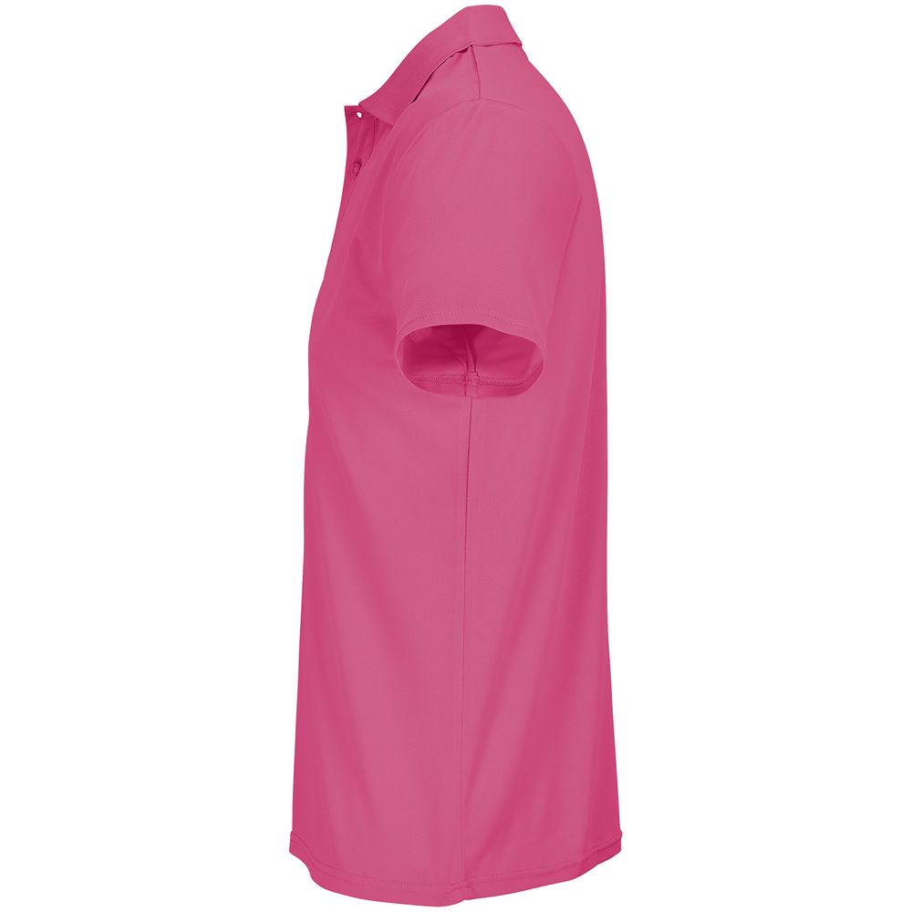 Рубашка поло унисекс Pitcher, розовая (ribbon pink)