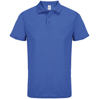 Рубашка поло унисекс Pitcher, ярко-синяя (royal), размер 3XL