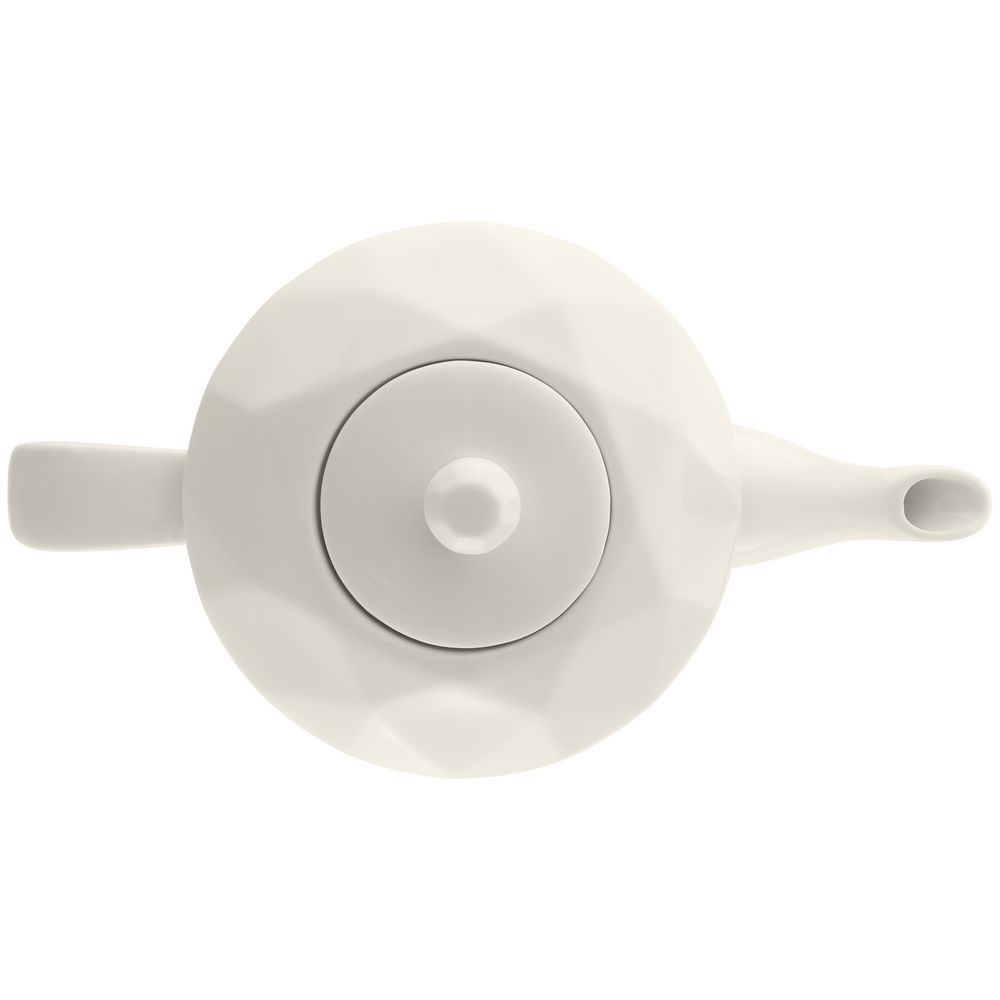 Чайник Diamante Bianco в подарочной коробке, белый