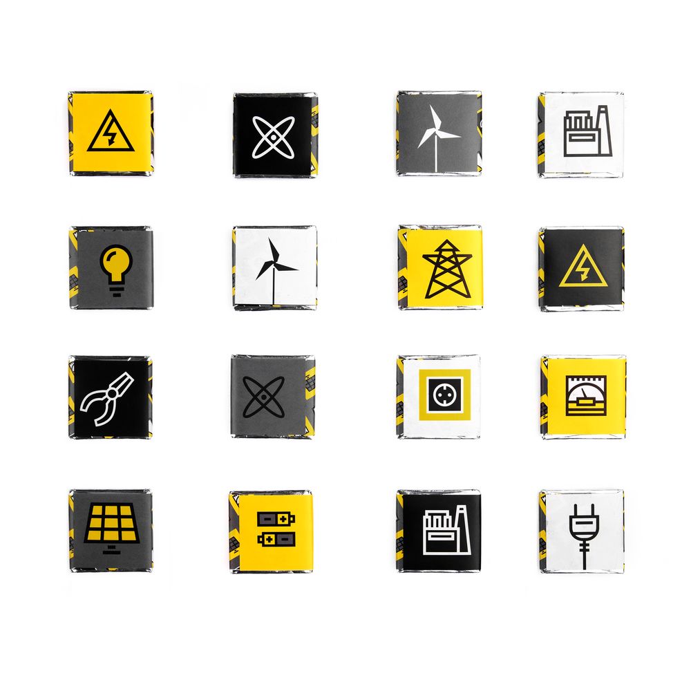 Набор с горьким шоколадом Industry, энергетика