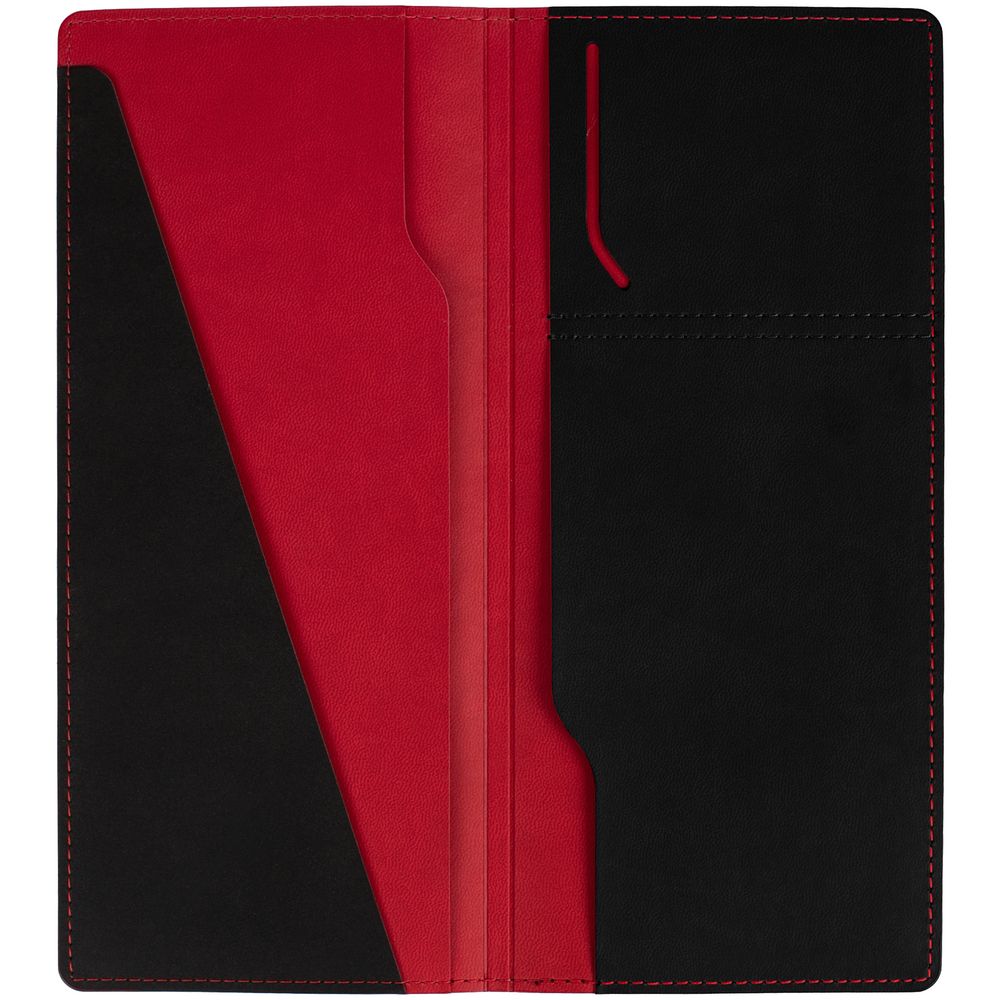 Дорожный органайзер Multimo, черный с красным